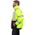 thumbnail image 2 of Bass Creek Outfitters Men's Oxford Insulated Safety Work Jacket with Hidden Hood, Sizes S-3XL, 2 of 13