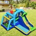 thumbnail image 3 of Infans Inflatable Bouncer Climbing Bounce House Kids Slide Park Ball Pit w/ 750W Blower, 3 of 7