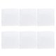 thumbnail image 1 of 6 servilletas cuadradas de color liso, estilo sencillo, mantel individual para casa, restaurante, hotel, 40 x 40 cm (blanco), 1 of 5