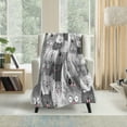 thumbnail image 5 of Fmbmuo Throw Blankets Polyester Soft and Plush Gray Art Deco for Couch, Bed, Living Room Cat Print Breathable 27.5×39.3 Inches, 5 of 5