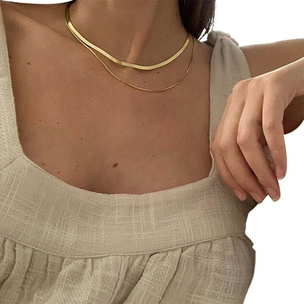 Layered 2024 choker necklace