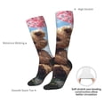 thumbnail image 5 of Bingfone Compression Socks for Women and Men Long Socks for Running Athletic Cycling Nurse-Romantic Floral Bear, 5 of 8
