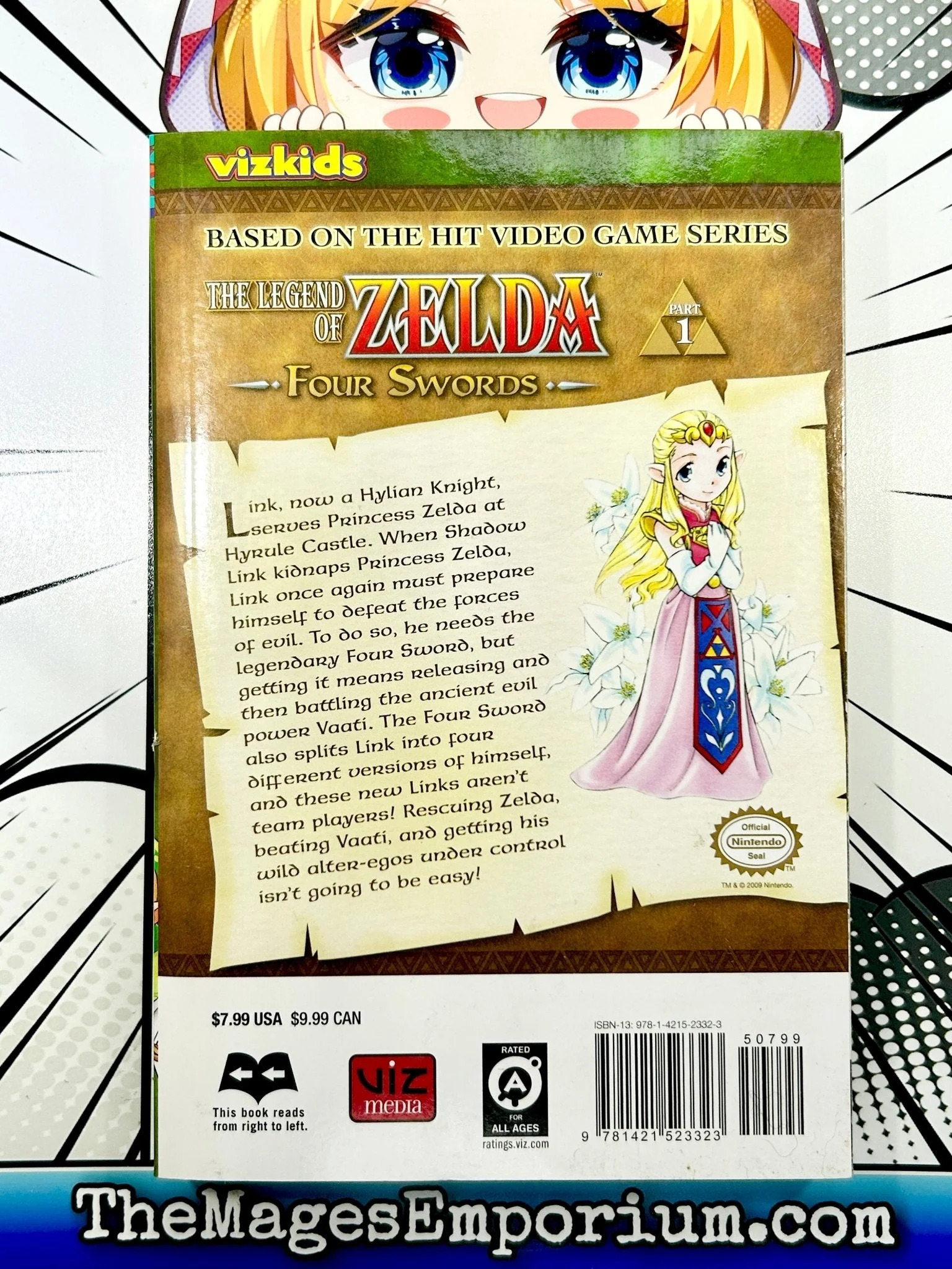 Legend of Zelda The Legend of Zelda, Vol. 6: Four Swords - Part 1