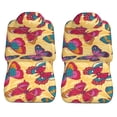 thumbnail image 3 of LAKIMCT Colorful Butterflies Car Seat Covers Vehicle Front Seat Covers Universal Fit Seat Protector, 3 of 9