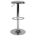 thumbnail image 5 of Merrick Lane Retro Style Height Adjustable Barstool with Footrest in Chrome, 5 of 8