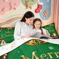 thumbnail image 5 of Manfei Vintage Christmas Snowman 7pcs Queen Bedding,Western Xmas Festive Bedding Comforter Set Queen,Xmas Reversible, 5 of 7