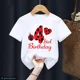 thumbnail image 3 of Camiseta divertida de algodón con mariquita roja y números del 1 al 10 para niños, regalo de cumpleaños, ropa Harajuku para niños y niñas, camiseta de manga corta de verano para bebés, 3 of 5