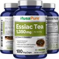 thumbnail image 4 of Suplemento NusaPure Essiac Tea 1350 mg 180 cápsulas vegetarianas, 4 of 9
