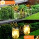 thumbnail image 2 of Luces solares al aire libre, 2 piezas LED Solar Mason Jar Lights Garden Ip65 Farol solar impermeable para Navidad, patio, decoración de bodas (blanco cálido) esquí esquí Gafas de esquí, 2 of 5