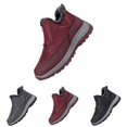 thumbnail image 4 of NOKIO Plush Warm Cotton Shoes Wear And Anti Slip Snow Boots Five Finger Cotton Shoes Outdoor Sports Shoes Men's And Women's Hiking Shoes Men'S Warm Leather Snow Boots, 4 of 4