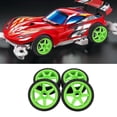 thumbnail image 1 of 4pcs 17mm RC Rally Car Tires, Plastic Rally Racing Tires Wheel Rims for 1/7 1/8 RC Car, 1 of 7