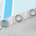 thumbnail image 4 of Manfei Letter Z Monogrammed Curtains Pack of 2 (42x84 Each),Cute Cartoon Bowtie Curtains Blackout,Blue Bow Tie Bedroom Curtains For Girls Kids,Microfiber Room Decorative, 4 of 6