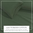 thumbnail image 2 of Great Bay Home Solid Flannel Sheet Set - 100% Turkish Cotton - Double Brushed - Full, Spruce Green, 2 of 5