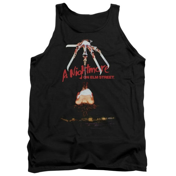 Trevco Sportswear WBM619-TK-5 Nightmare on Elm Street Alternate Poster Adult Tank Top, Black - 2X