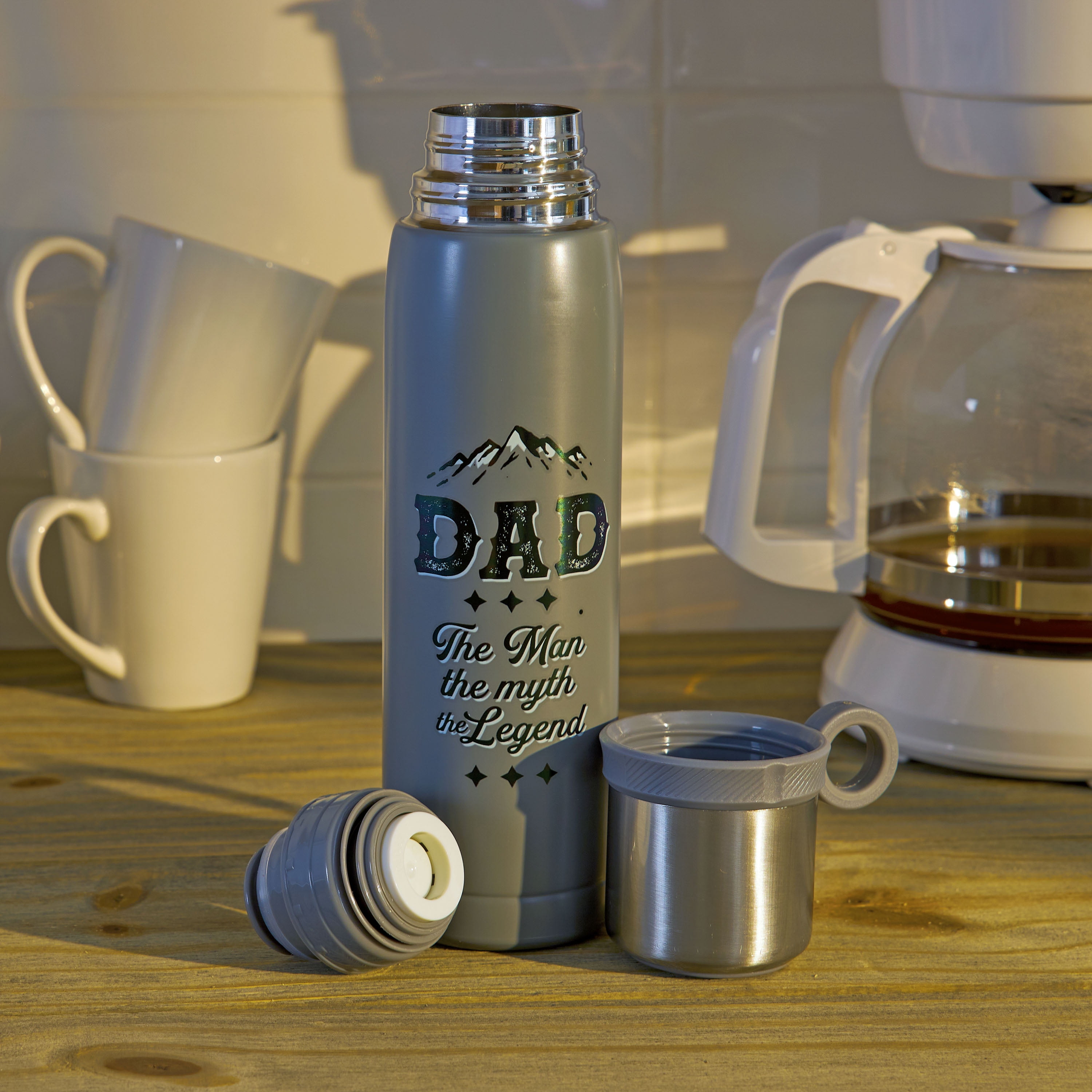 Father's Day Engraved Stainless Steel Thermo Sports Drink Bottles