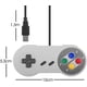 thumbnail image 3 of Pack of 2 Wired USB Controllers - Compatible with SNES Emulators - Retro Gaming Joypads Gamepad - Suitable for Gaming PC, Computer, Laptop, 3 of 5