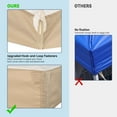 thumbnail image 4 of Yescom 10x10Ft UV30+ Gazebo Replacement Top for 2 Tier Outdoor Canopy Cover Patio Backyard Party Deck Sand+Ivory, 4 of 9