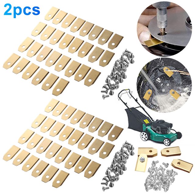 JShteea 30 Piezas Repuesto para Cuchilla Cortacésped 0 7 MM para Cortacésped Gardena (dorado)