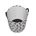 thumbnail image 3 of Balery Poodle Dog Round Laundry Basket with Handles Waterproof Freestanding Laundry Hamper for Clothes Toys in the Dorm and Family-, 3 of 8