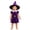 Purple, variant on LYHaoo Halloween Baby Purple Dress With Witch Hat And Witch Outfit. Suitable For 18 36M.,Girls Dress Up Outfits(18-24 Months)