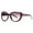 Plum, variant on Dasein Smooth Round Classic Fashion Sunglasses