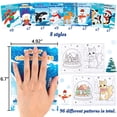 thumbnail image 4 of Libros para colorear de invierno 90shine, 60 unidades, obsequios para fiestas infantiles, 4 of 7