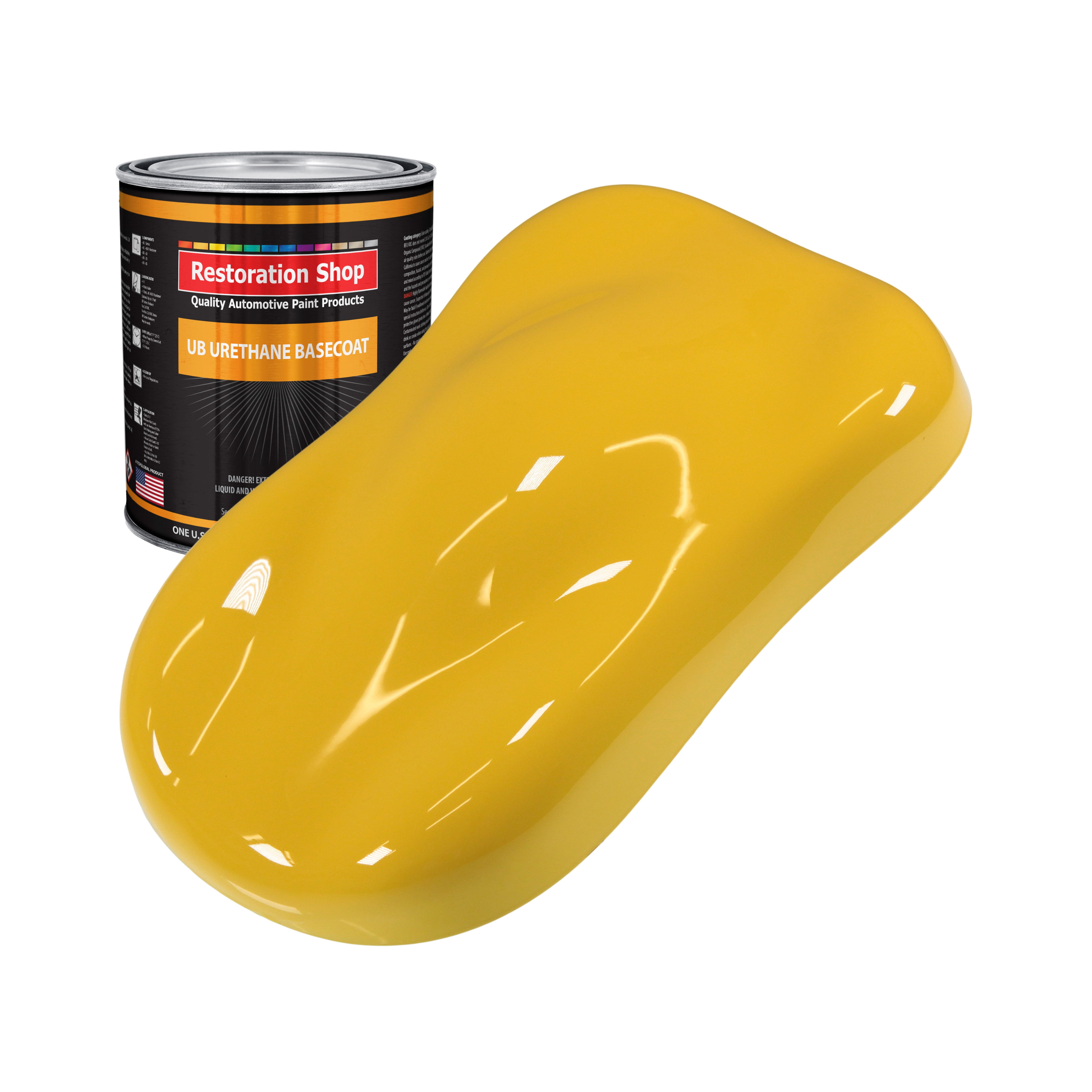 Canary Yellow 1 Quart URETHANE BASECOAT Car Auto Body Paint