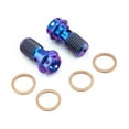 thumbnail image 6 of Titanium Single Banjo Bolt Rear Brake Master Cylinder M10x(1.25mm) Race Spec Pack x2, 6 of 6