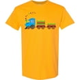 thumbnail image 3 of Inktastic Colorful Toy Train T-Shirt, 3 of 5