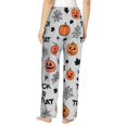 thumbnail image 2 of Halloween Pajama Pants Women, pumpkin halloween cartoon Halloween Costumes Sweatpants Soft Sleep Lounge Pants, Casual PJ Bottoms Pants with Pockets, 2 of 7