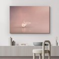 thumbnail image 2 of Wall26 Canvas Print Wall Art Swan in Pastel Pink Lake Landscape Nature Wilderness Photography Realism Modern Art Decora Multicolor Rustic Unframed for Bedroom - 16"x24", 2 of 5