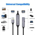 thumbnail image 4 of Cable Extensor USB 3.0 con Amplificador USB 3.0 Tipo A Macho A A Hembra para PC, Computadora Portátil, 5 M, 4 of 5