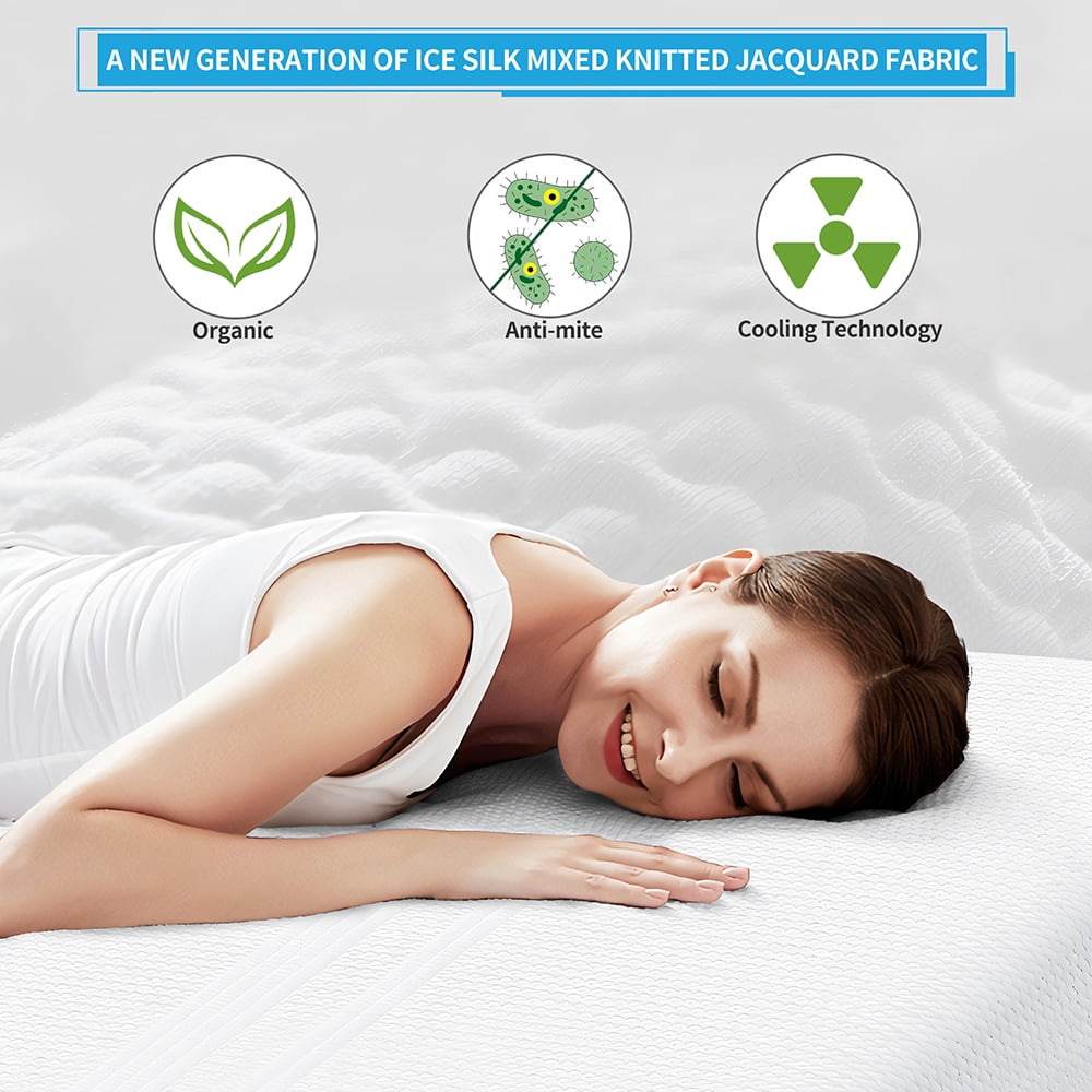 Kepooman 6" Gel Mattress, Queen Kepooman 6" Gel Mattress, Queen