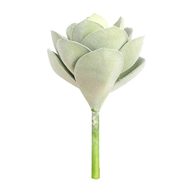 Flor suculenta artificial Oficina en casa Decoración de plantas suculentas falsas Decoración floral de EVA, Mediana, Verde sidaley HA6992-01B