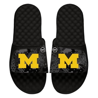 Iowa Hawkeyes Black Yellow Slide Unisex Sandals Iowa Hawkeyes ISlide Unisex Football Varsity Slide Sandals  main image 3