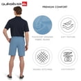 thumbnail image 4 of Shorts Quiksilver Híbridos Amigables con el Agua Corte Regular Azul 36, 4 of 7