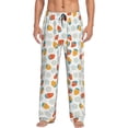 thumbnail image 2 of Goofa Floral Strawberr Printed Soft Pajama Pants for Men, Wide Leg Comfy Casual Lounge Yoga Pants-Medium, 2 of 9