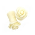 thumbnail image 2 of Bouchons d'Oreilles en Résine Biologique Rose Blossom Vendus par Paire, 2 of 12