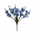 thumbnail image 2 of 1*Simulation Flower Clearance! Nomeni Artificial Magnolia Single Small Flower Blue, Fake Flowers Promotion Sale! Blue, 2 of 9