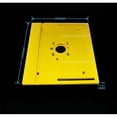 thumbnail image 5 of Aluminum Router Table Insert Plate Electric Wood Milling Flip Board Guide Table Saw Woodworking Workbench - Golden, 5 of 5