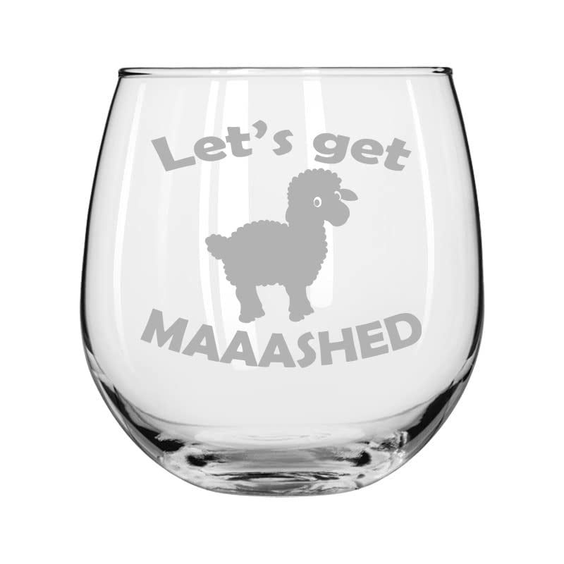 Sheep Stemless Wine Glass - 200366