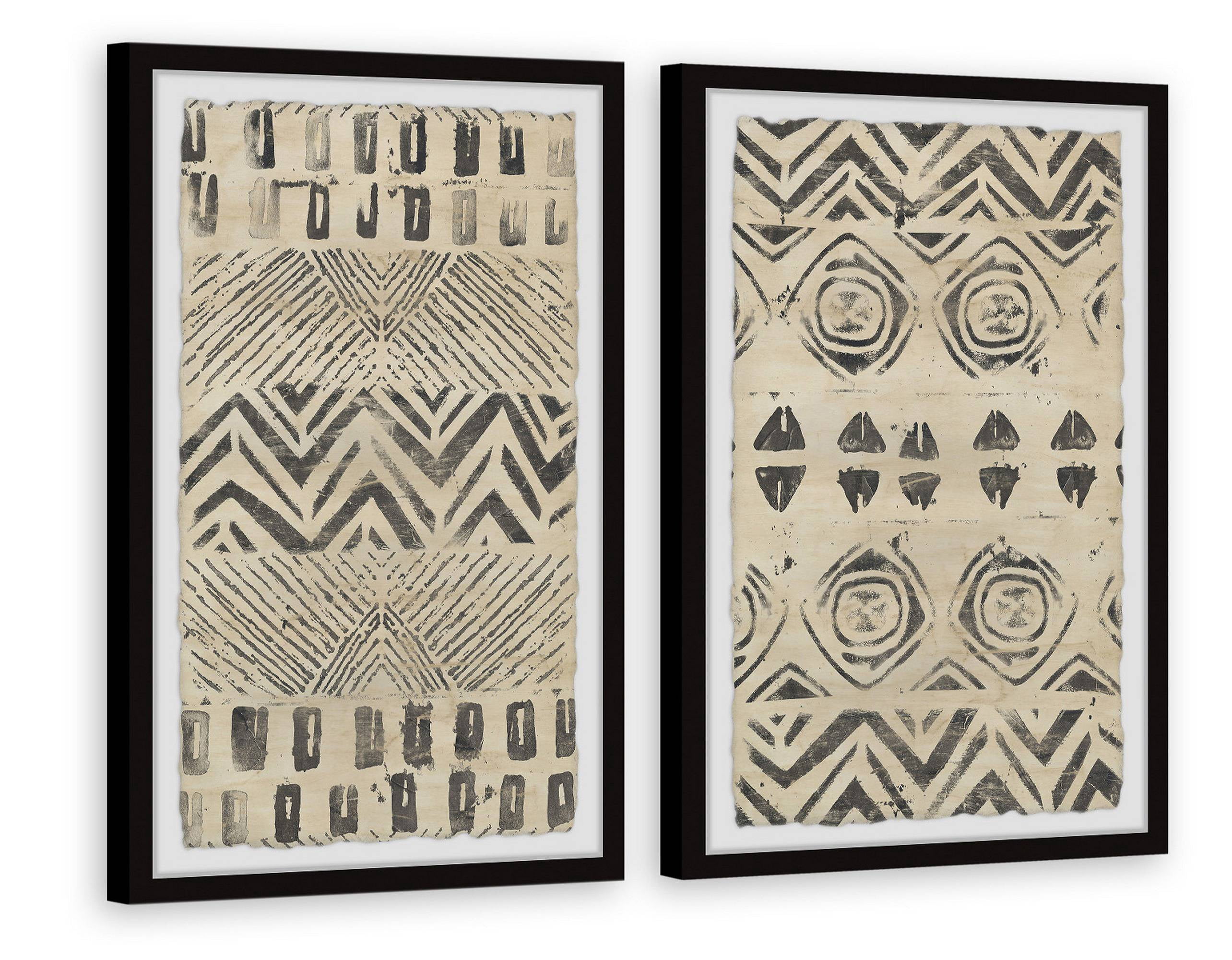 Marmont Hill Golden Patterns Diptych, Art Prints 40.00" x 1.50"