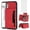 Red, variant on REQO Phone Case for LG Velvet 5G/LGVelvet Verizon G5 UW T-mobile 2020 Wallet Cover with Tempered Glass Screen Protector and Card Holder Stand TPU Cell Accessories LM G900UM 4G Tmobile Women Men Black
