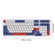 thumbnail image 3 of Teclado para juegos con retroiluminación RGB, teclado USB K98 para jugadores para PC (eje azul y rojo yate), 3 of 7