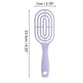 thumbnail image 2 of Unique Bargains 1 Pc Durable Anti-static Ribs Comb for Curly Straight Wavy Hair ABS Purple, 2 of 3