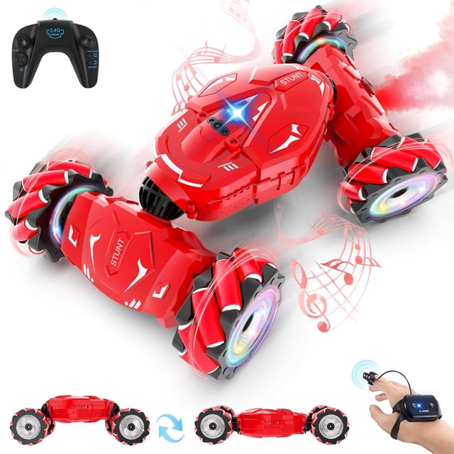 Control remoto RC Stunt Car Pristar con sensor de gestos 4WD 6-12
