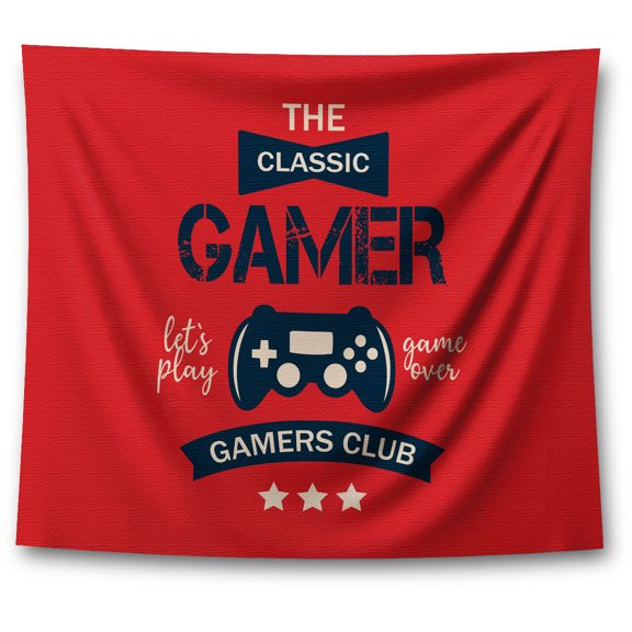 Awkward Styles Gamer Tapestry Wall Hanging The Classic Gamers Club Home Decor