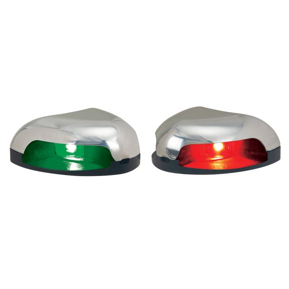 Perko Red/Green Horizontal Mount Side Light - Pair - Stainless S... [0626DP0STS]