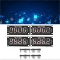 thumbnail image 5 of 4 Set 4 Digit Digital Tube LED Display Board 7 Segments Clock Module TM1637 0.56in Red MRA041D, 5 of 5