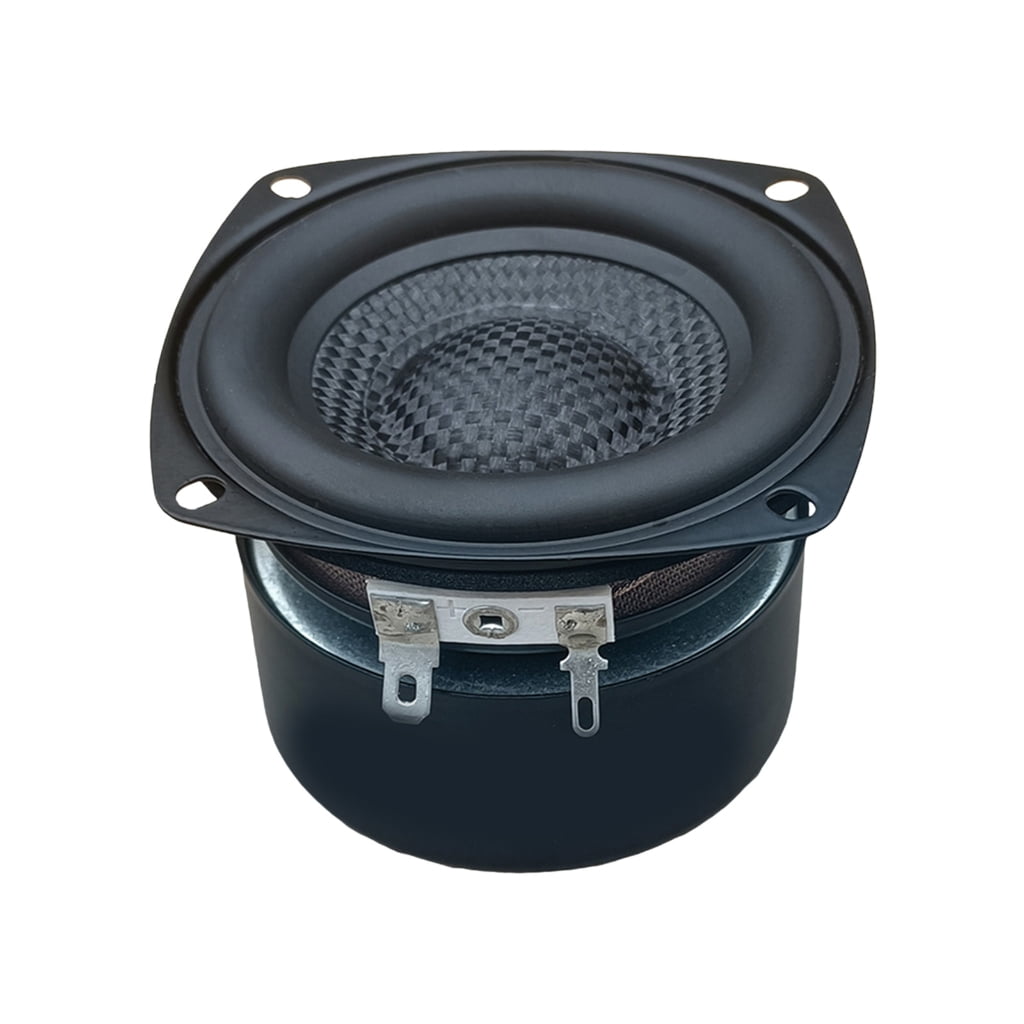 Jesscasday 86dB Sensitivity Square Shaped Bass Speaker 3Inch Woofer HiFi Subwoofer Speaker